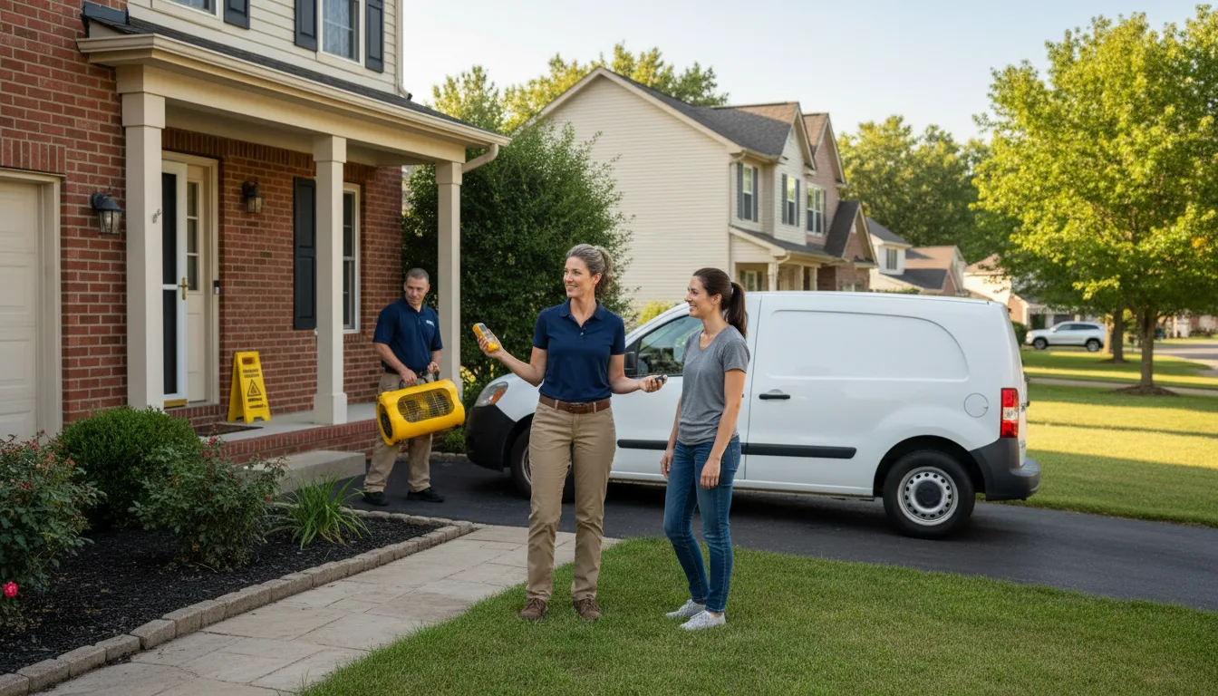 Water restoration image for Fire And Smoke Damage Restoration in Vanderbilt, MI